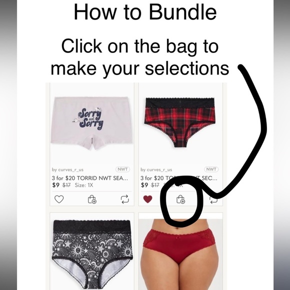 3 for $30 TORRID NWT SHINE MICROFIBER MID-RISE BRIEF PANTY 0208 - Picture 7 of 8